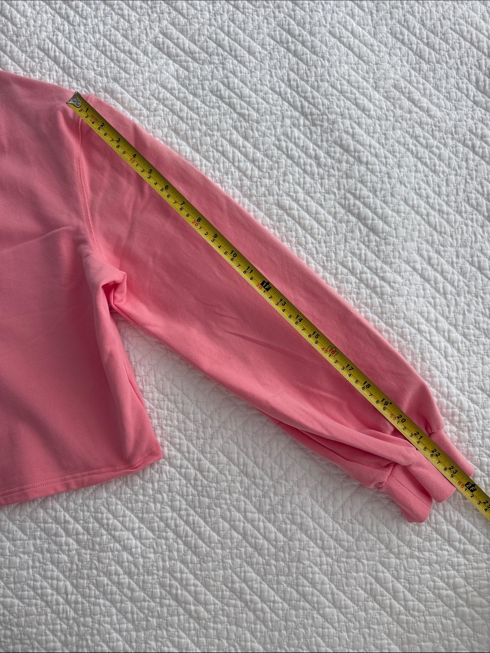 IVL collective Cropped Crewneck Sweatshirt - Light Pink Size 12 - Picture 10 of 13